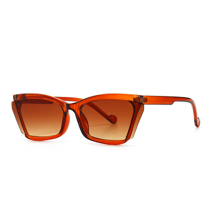 Modern Retro Narrow And Dazzling Sunglasses