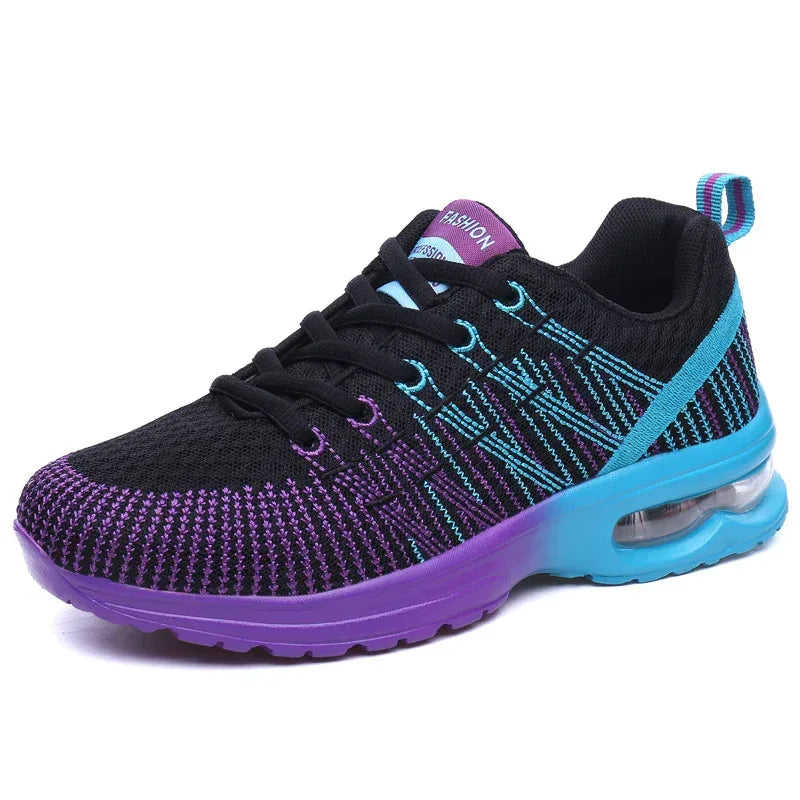 Casual Mesh Breathable Fitness Women's Shoes - Viexta