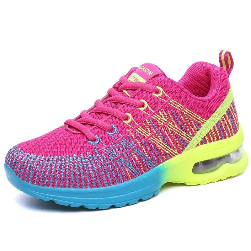 Casual Mesh Breathable Fitness Women's Shoes - Viexta