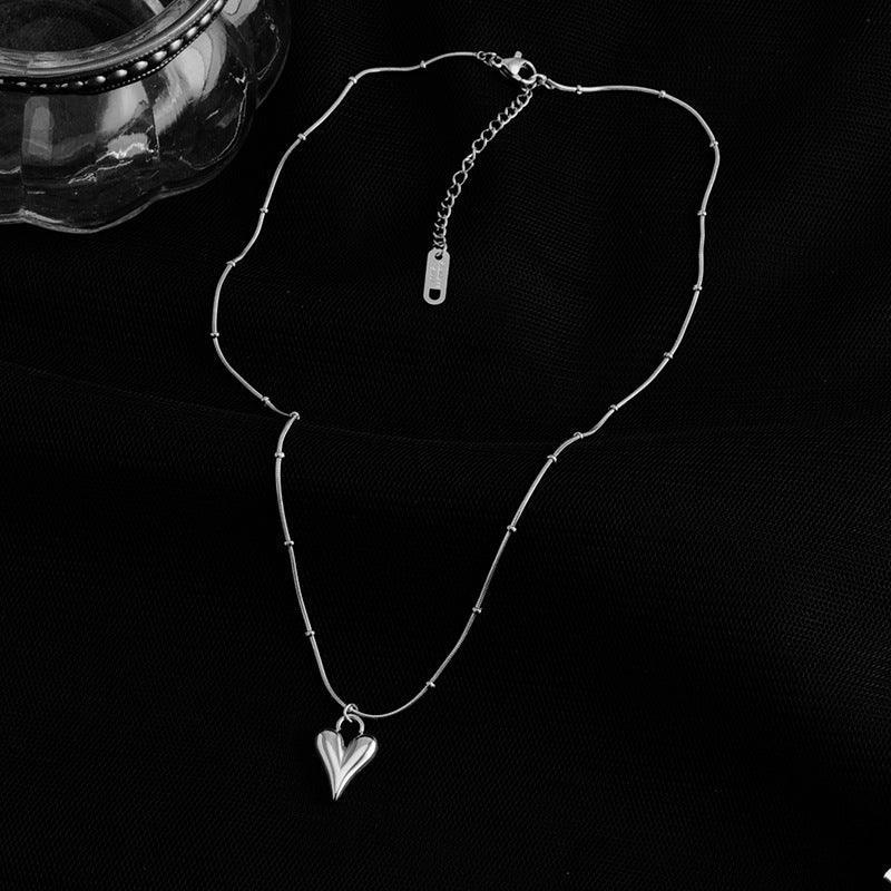 Cold Wind Heart Clavicle Chain - Viexta