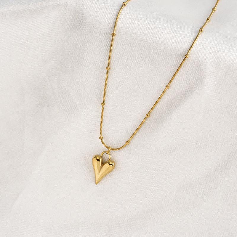 Cold Wind Heart Clavicle Chain - Viexta