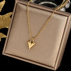 Cold Wind Heart Clavicle Chain - Viexta