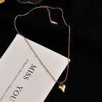 Cold Wind Heart Clavicle Chain - Viexta