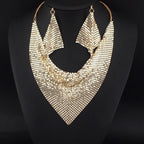 sequin-silk-scarf-fake-collar-necklace-set
