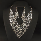 sequin-silk-scarf-fake-collar-necklace-set