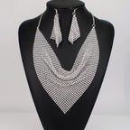 sequin-silk-scarf-fake-collar-necklace-set