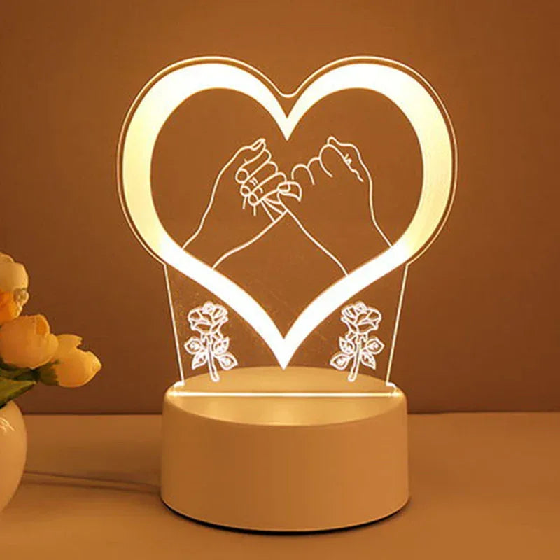 Acrylic Neon LED Night Lights - Viexta