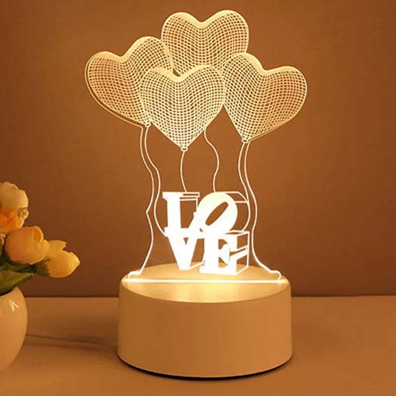 Acrylic Neon LED Night Lights - Viexta