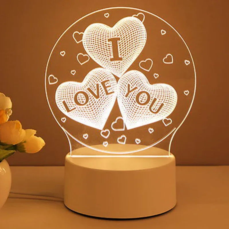 Acrylic Neon LED Night Lights - Viexta