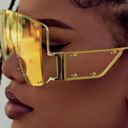 Thin Sunglasses Net Celebrity Street Shooting Thick Edges