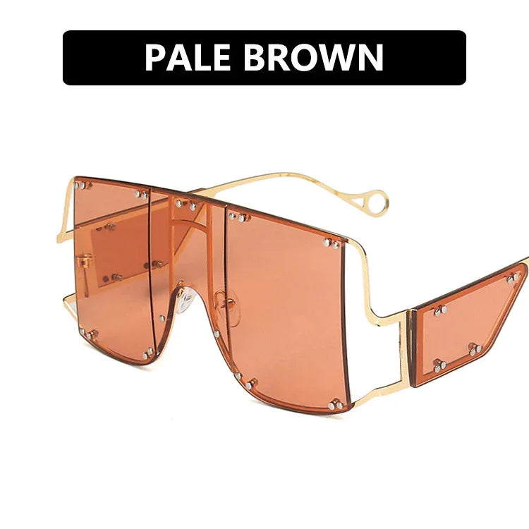 Thin Sunglasses Net Celebrity Street Shooting Thick Edges