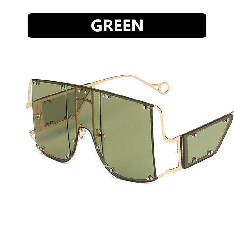 Thin Sunglasses Net Celebrity Street Shooting Thick Edges