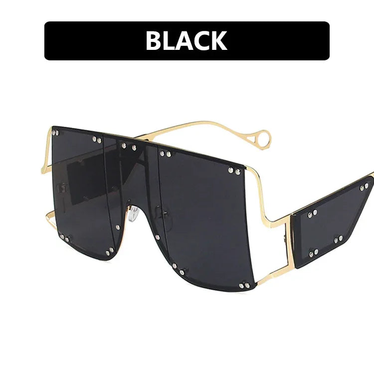 Thin Sunglasses Net Celebrity Street Shooting Thick Edges