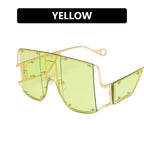 Thin Sunglasses Net Celebrity Street Shooting Thick Edges