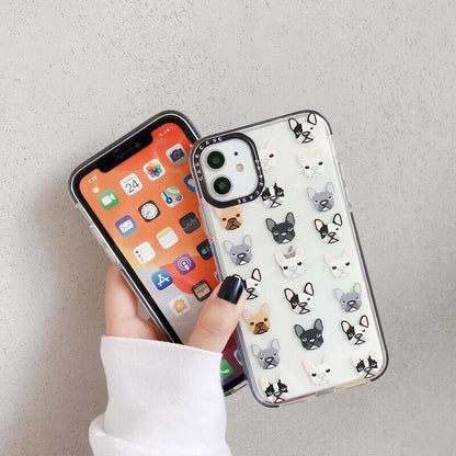 Cartoon anti-fall iPhone case