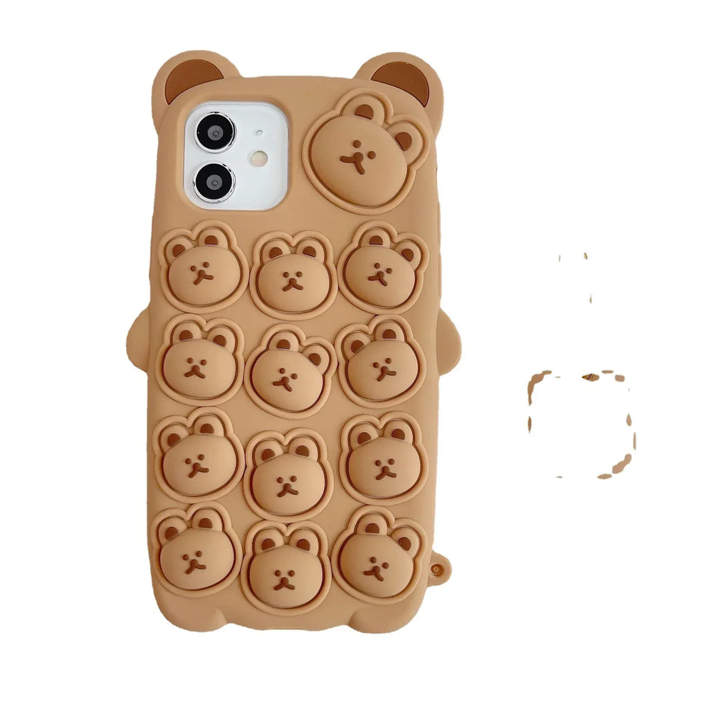 Press Bear iPhone Case - Viexta