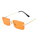 Rimless sunglasses women square - Viexta