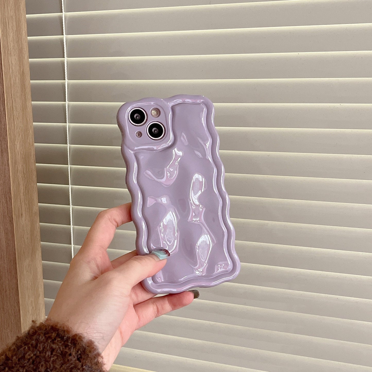 Niche Wind Wave Shell iPhone case