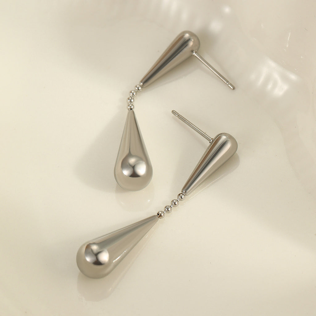 Minimalist Cool Feng Shui Drop Earrings