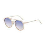 Metal Double Beam Vintage Sunglasses - Viexta