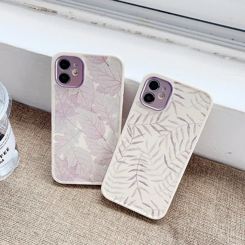 Twigs and leaves iPhone case - Viexta
