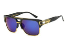 Retro Colorful Reflective Sunglasses