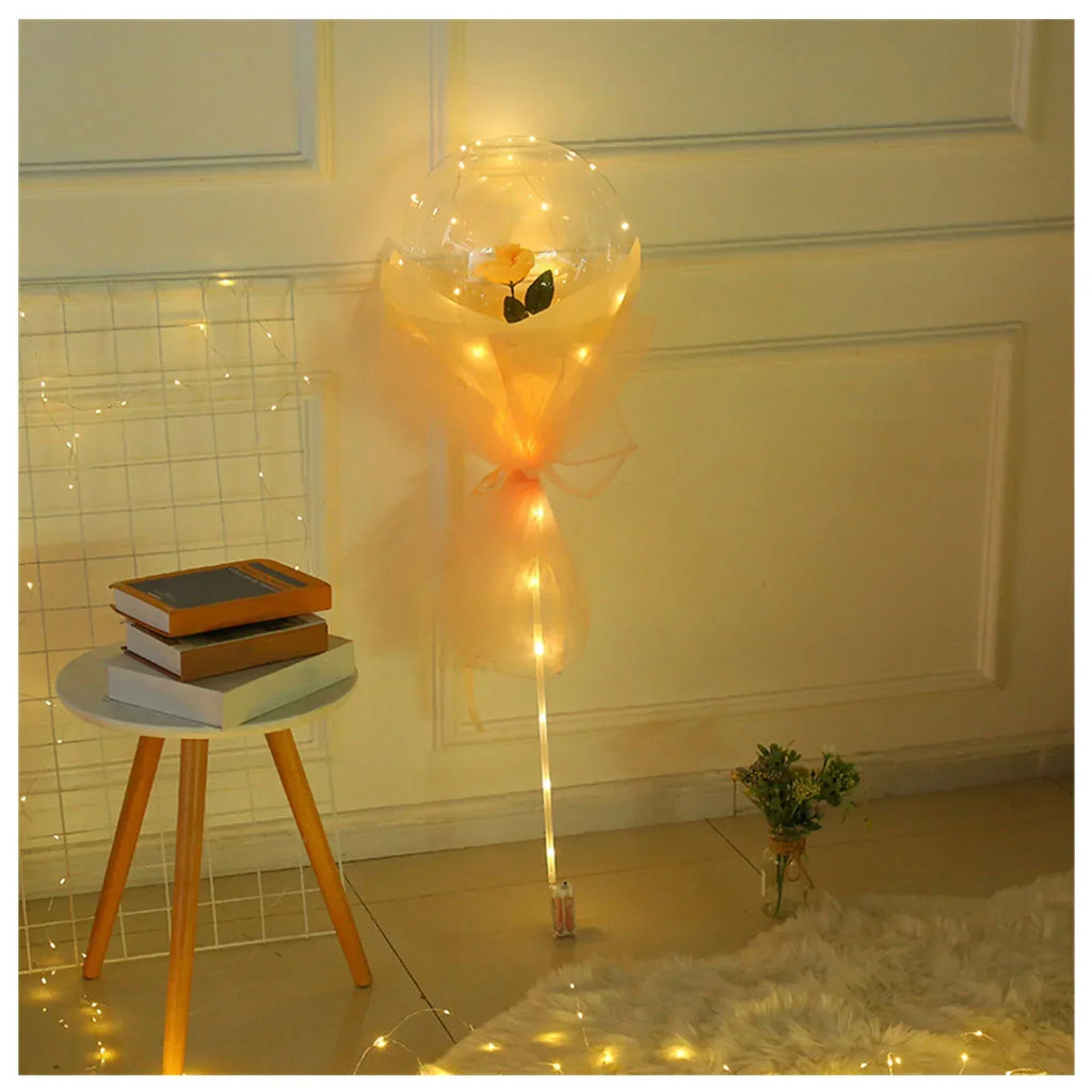 LED Luminous Balloon Rose Bouquet - Viexta
