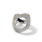 Hollow Heart Zircon Ring - Viexta