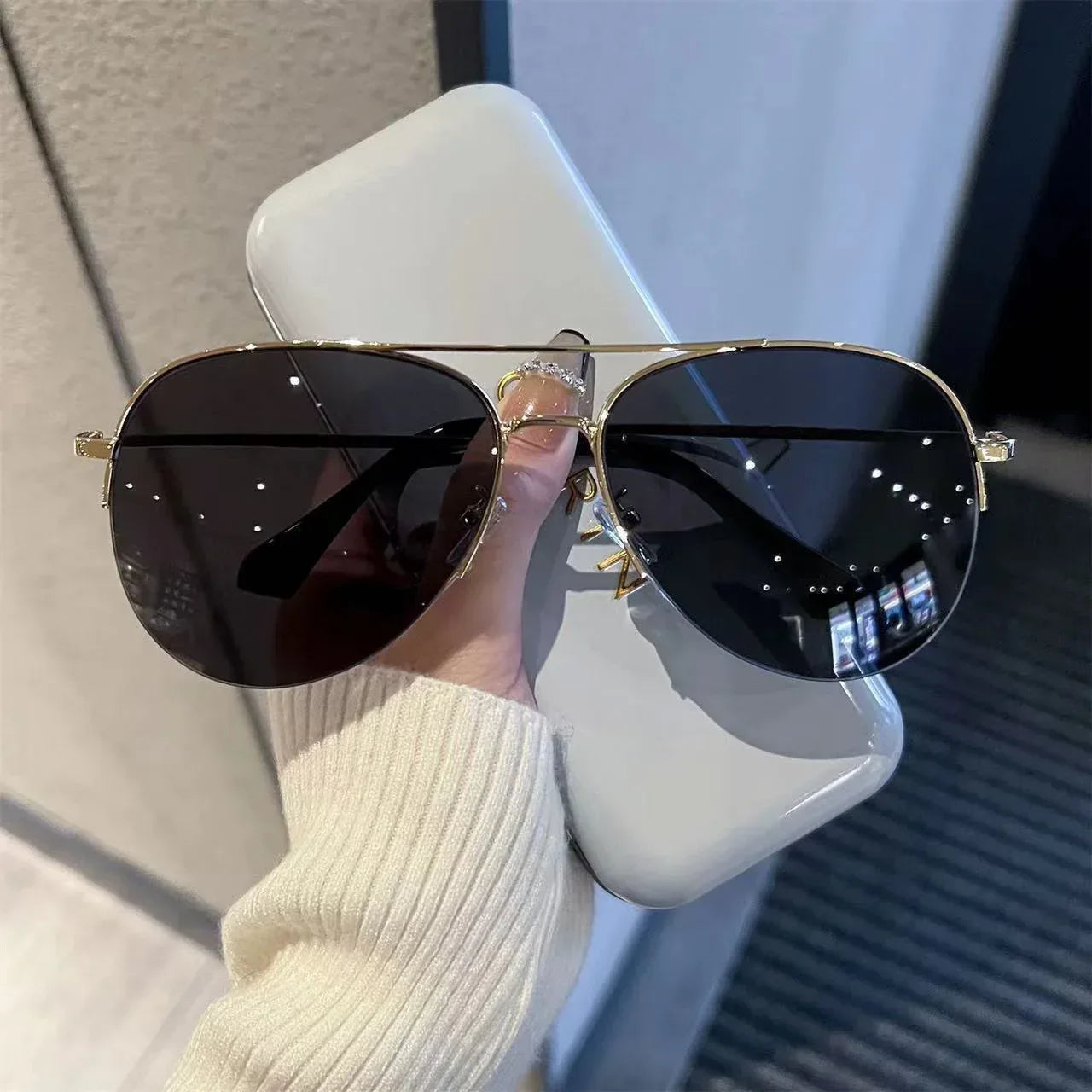 Big UV Protection Sun-resistant Sunglasses - Viexta