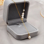 Fresh Water Pearl Grace Clavicle Chain - Viexta