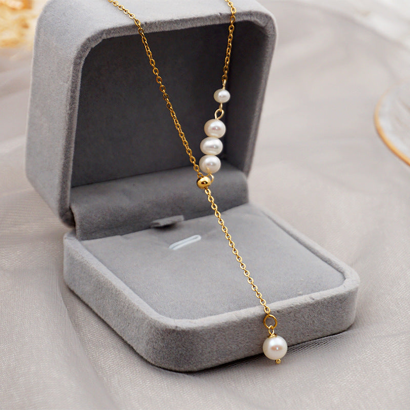 Fresh Water Pearl Grace Clavicle Chain