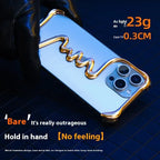 metal-frameless-half-pack-iphone-case - Viexta