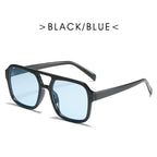 Square Double Beam Sunglasses - Viexta
