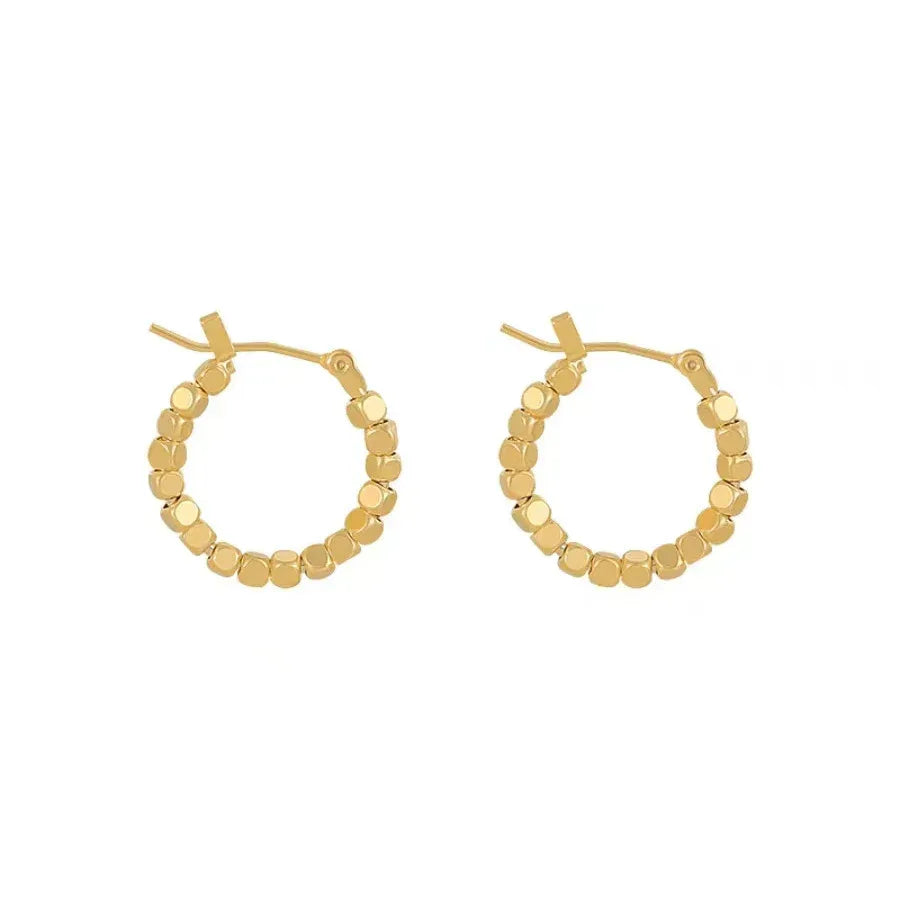 Square Balls Geometric Hoops - Viexta