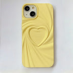 Creative Pleated Love Phone Case - Viexta