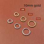 Rounded Edge Zircon Earrings - Viexta