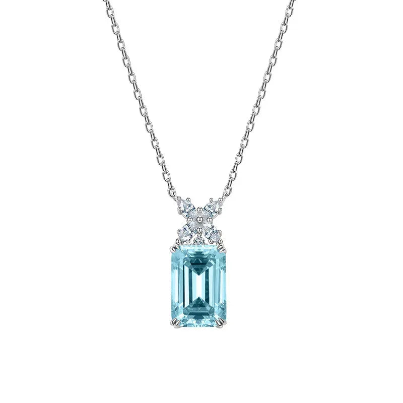 Aquamarine Niche Necklace - Viexta