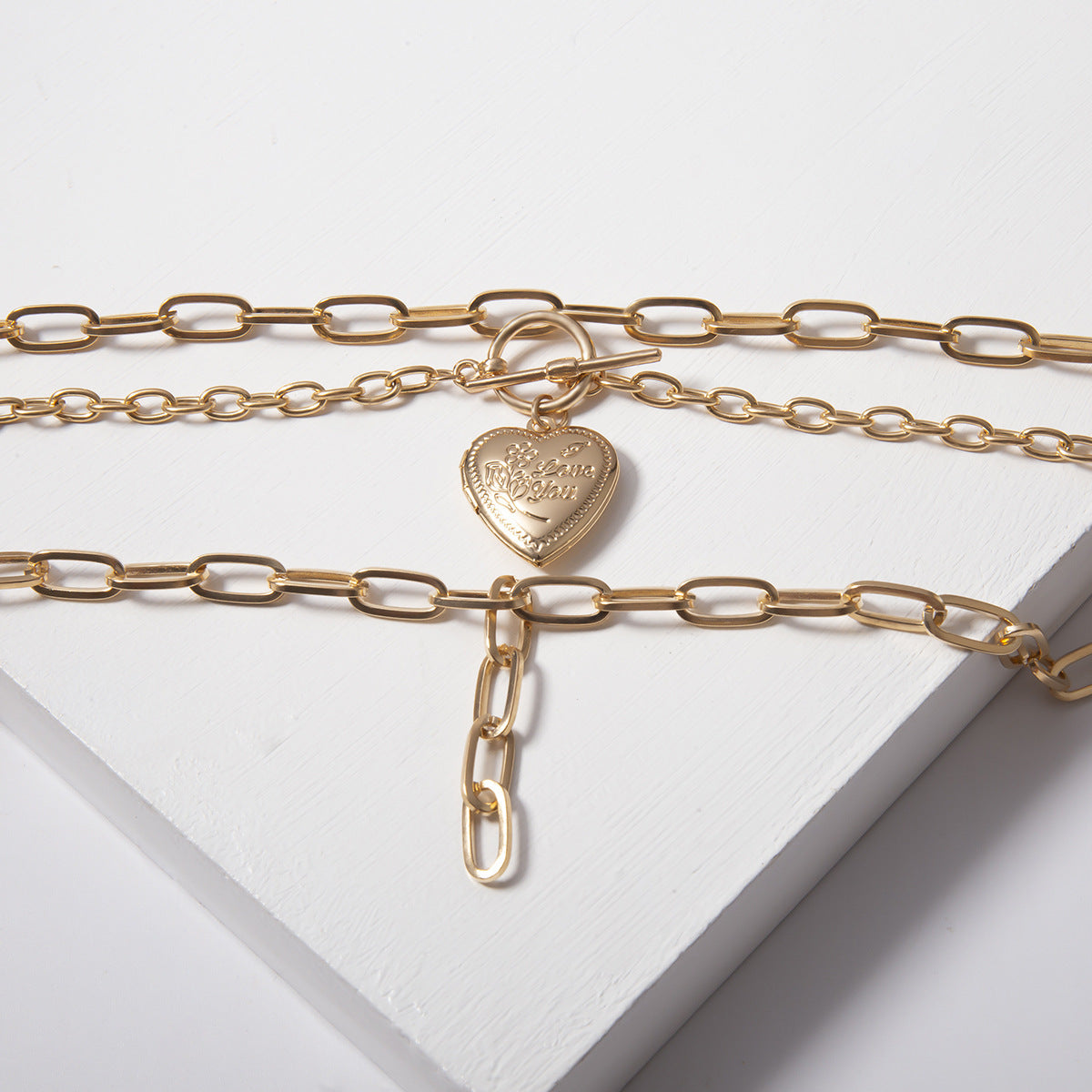 Geometric Thick Tassel Necklace