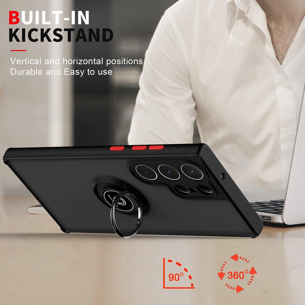 S24Ultra Ring Drop-resistant Protective Cover - Viexta