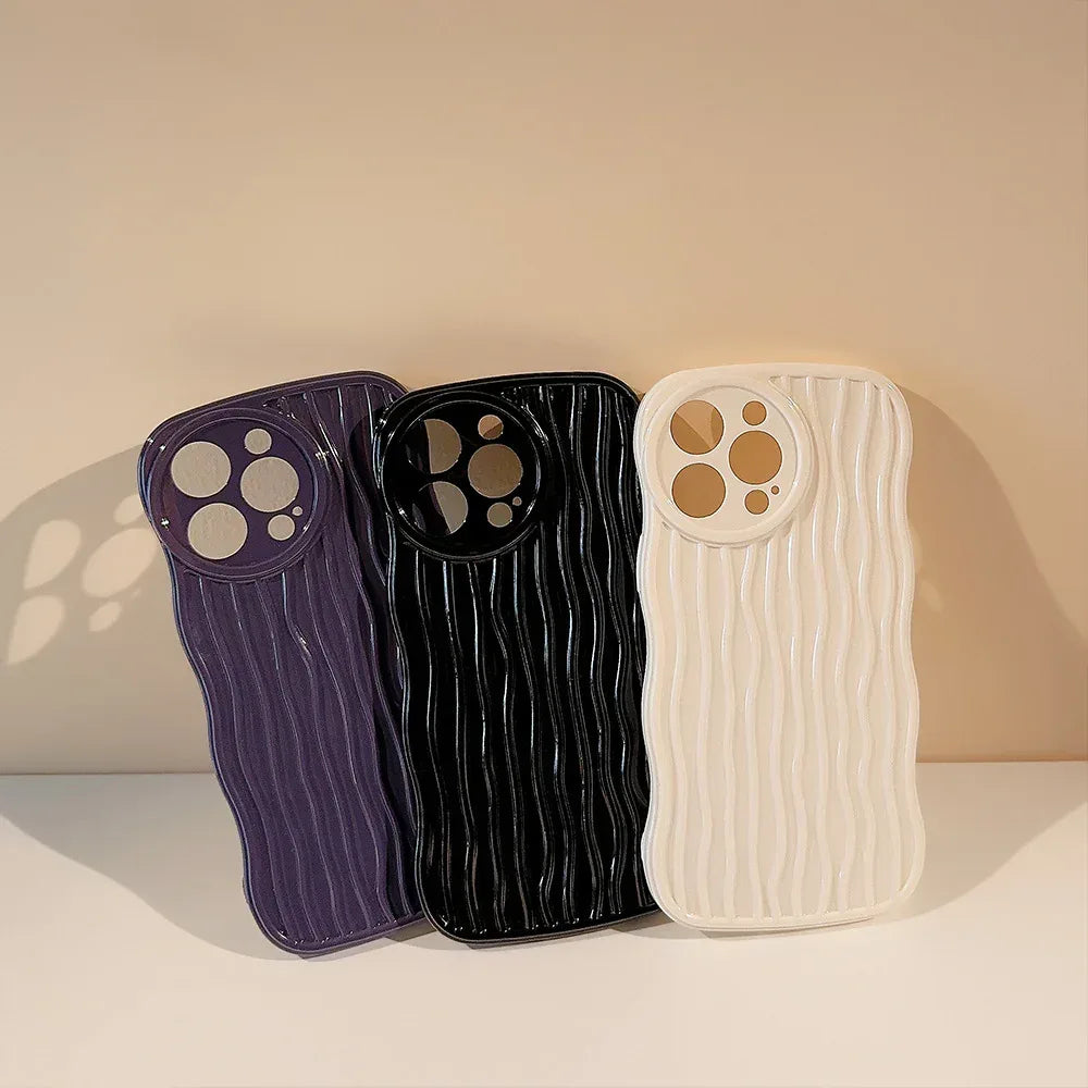 Wave Water Pattern Drop-resistant iPhone Case - Viexta