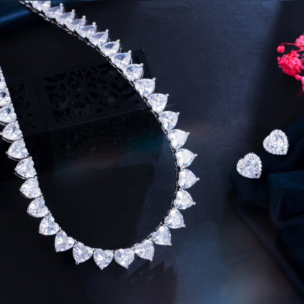 diamond-heart-shaped-zircon-necklace-and-earring