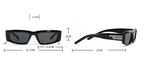 Thin Black Sun Glasses - Viexta