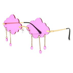 Rimless sunglasses women