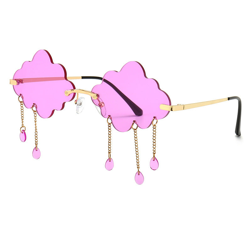 Rimless sunglasses women