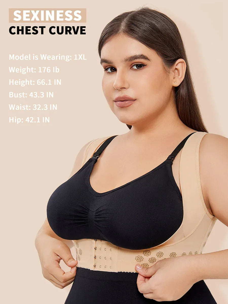 Chest Brace Up For Women Posture Corrector Shapewear Vest - Viexta
