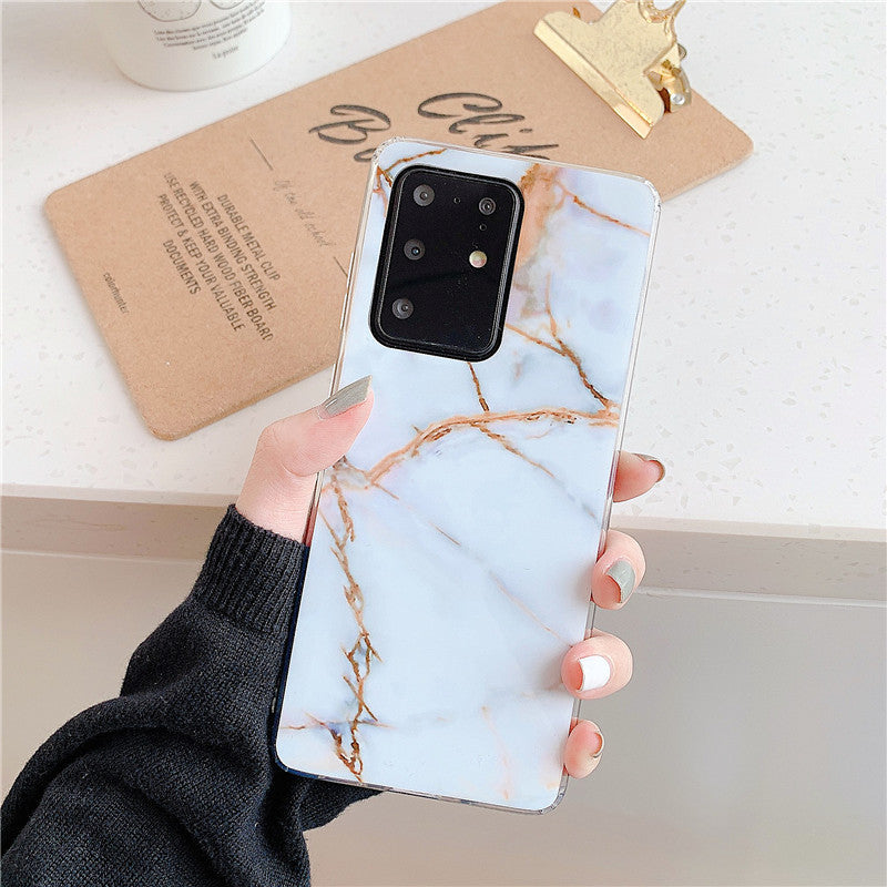 Marble Pattern Soft Shell Samsung Phone Case