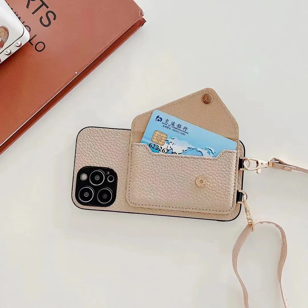 Holder Envelope Crossbody Card iPhone Case - Viexta