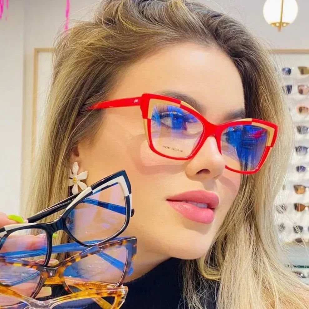 New Cross-border Plain Glasses - Viexta