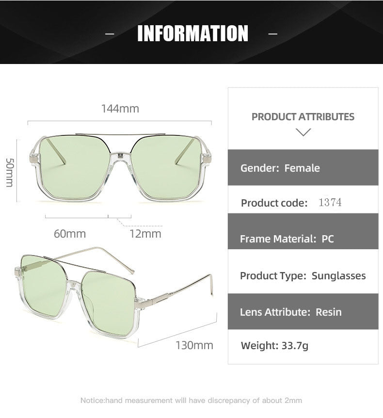 Anti-glare Semi-rim Sun Glasses