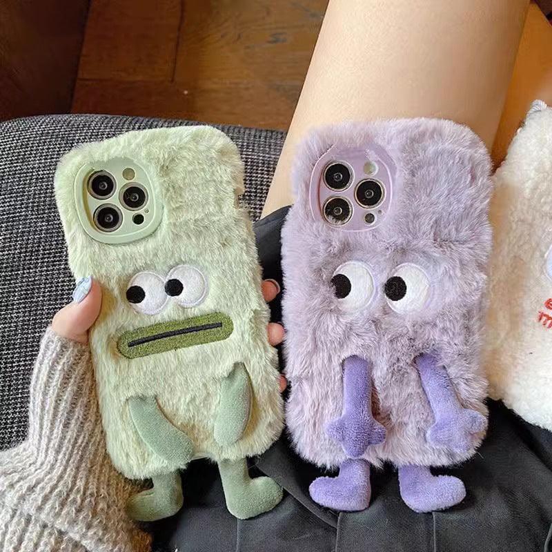 Fashion Purple Plush iPhone Case - Viexta